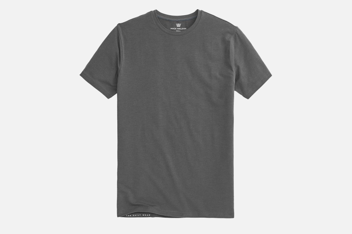 Mack Weldon Silver Crew Neck T-Shirt