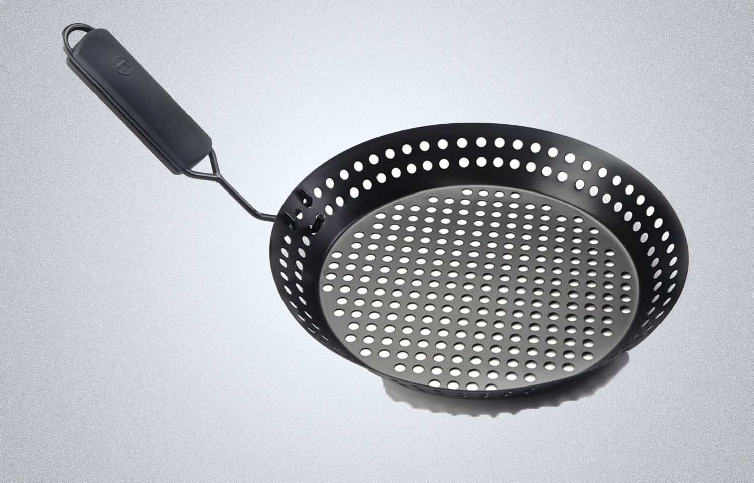 Outset 76163 Non-Stick Grill Skillet with Removable Handle