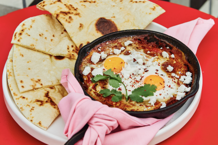 Baked Eggs With Spicy Tomatoes Makes for the Best Breakfast