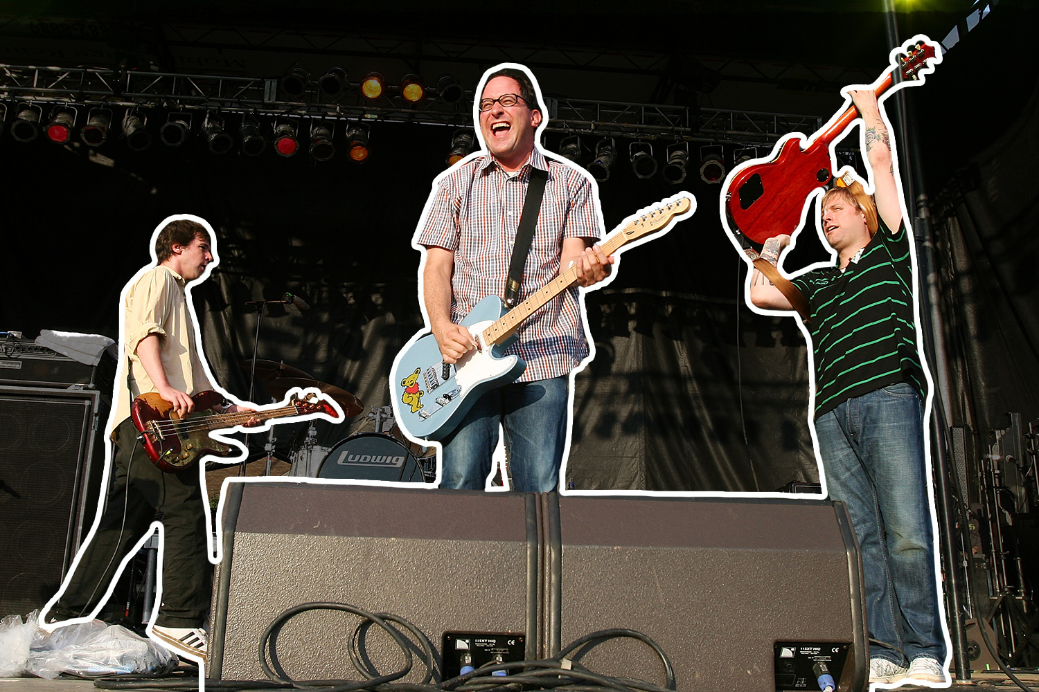 The Hold Steady performs onstage at the Pitchfork Music Festival at Union Park on July 19, 2008