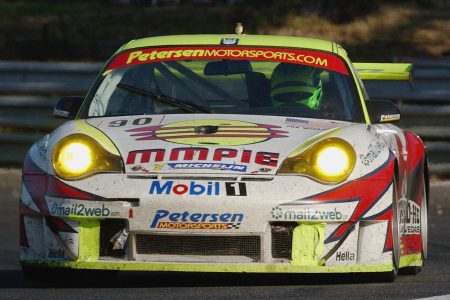 Patrick Long drives during the 24 Hours du Mans in June of 2004.