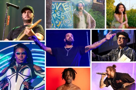 Collage of music artists
