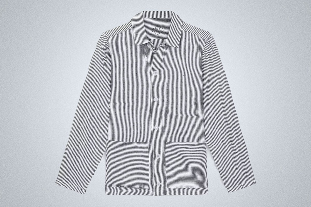 Alex Crane Kite Linen Chore Coat Jacket