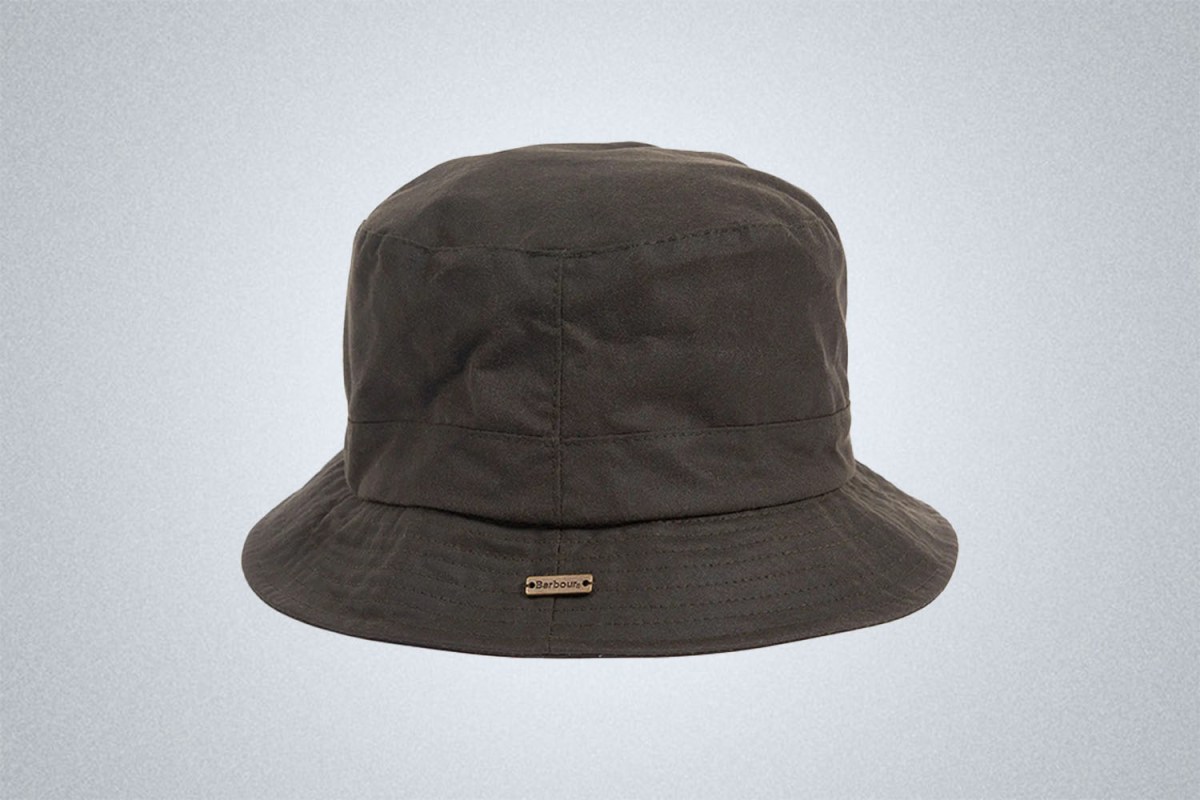Barbour Dovecote Waxed Cotton Bucket Hat
