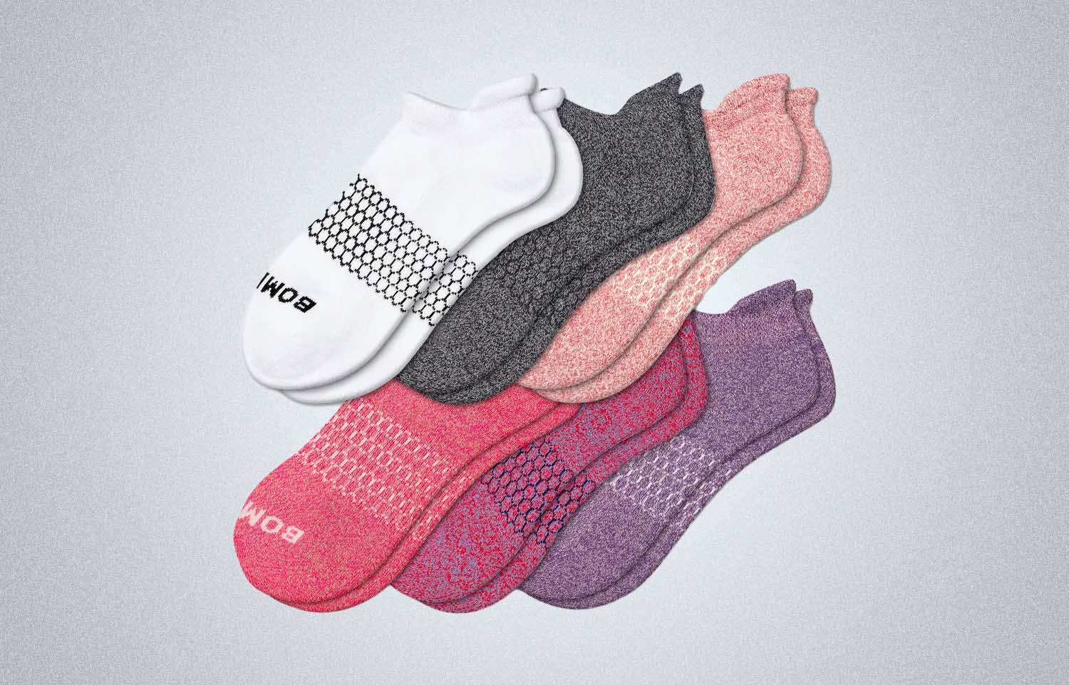 Bombas Assorted 6-Pack Supima Cotton Blend Ankle Socks
