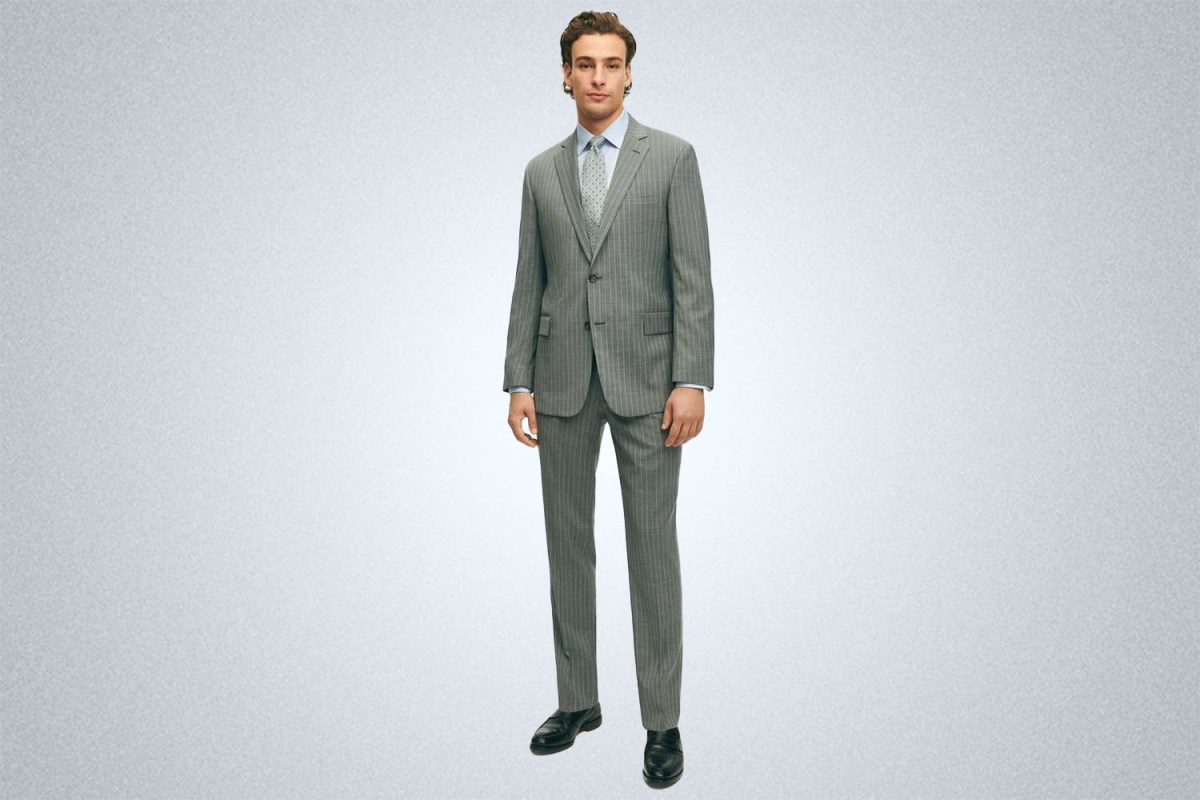 Brooks Brothers Regent Fit Wool Pinstripe 1818 Suit