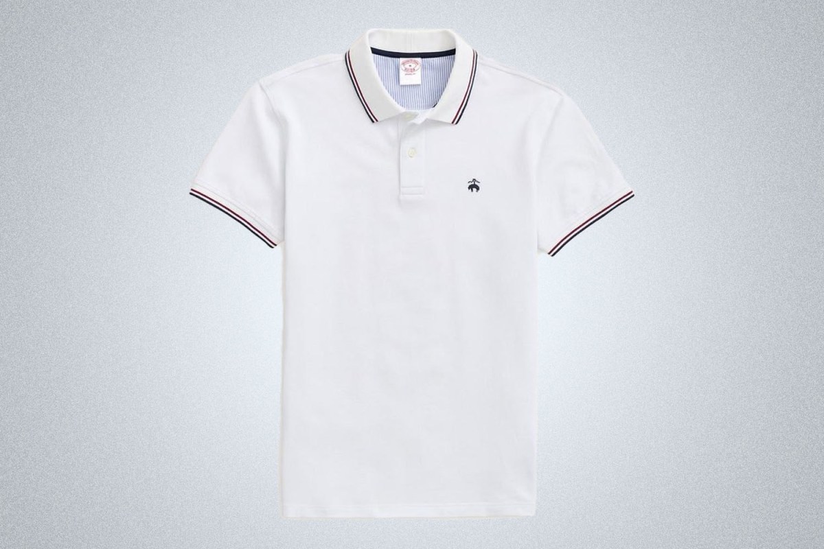 Brooks Brothers Golden Fleece Original Fit Supima Tipped Polo Shirt