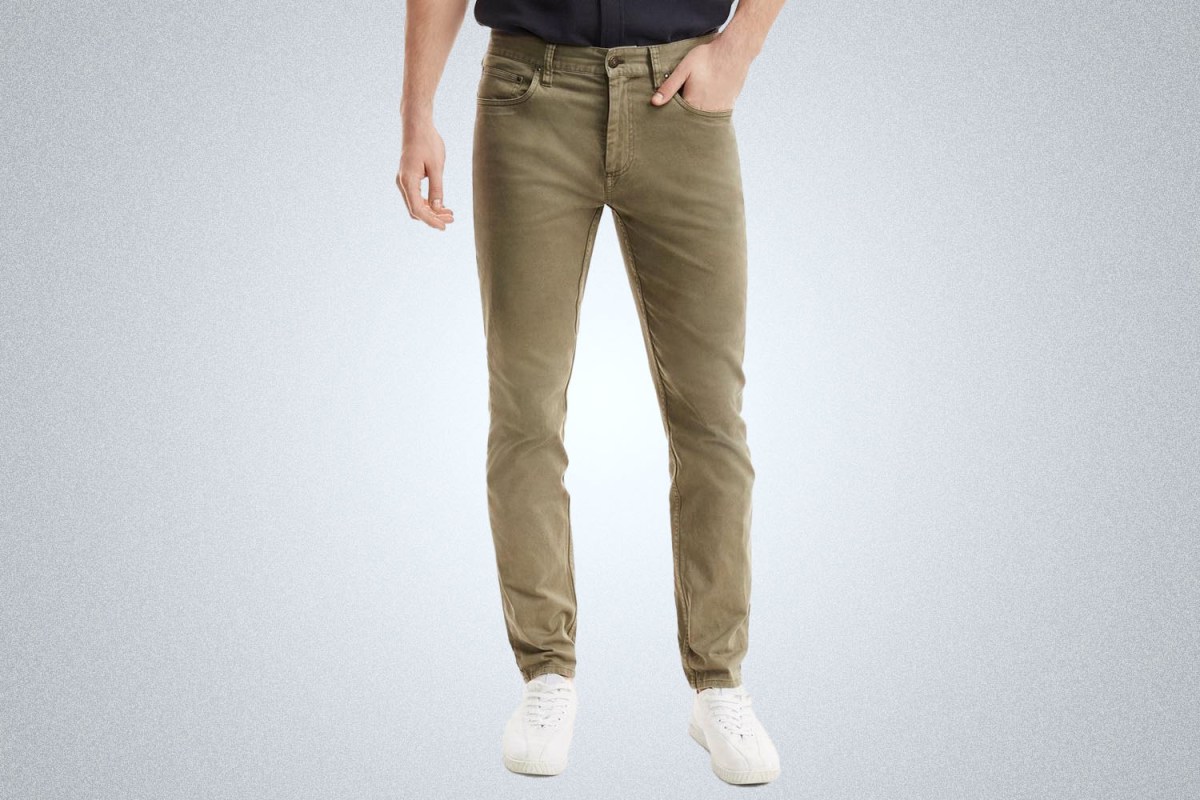 Brooks Brothers Five-Pocket Stretch Cotton Twill Pants