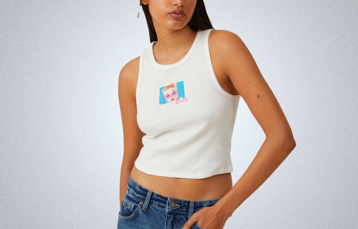 Cotton On Barbie Picot Baby Tank