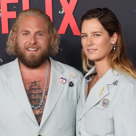 Jonah Hill and Sarah Brady attend the world premierof Netflix's "Don't Look Up"