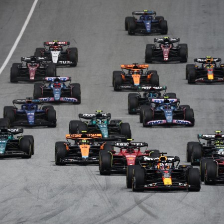Start of the Formula 1 Austrian Grand Prix at Red Bull Ring in Spielberg, Austria