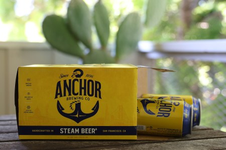 cans of Anchor Steam beer