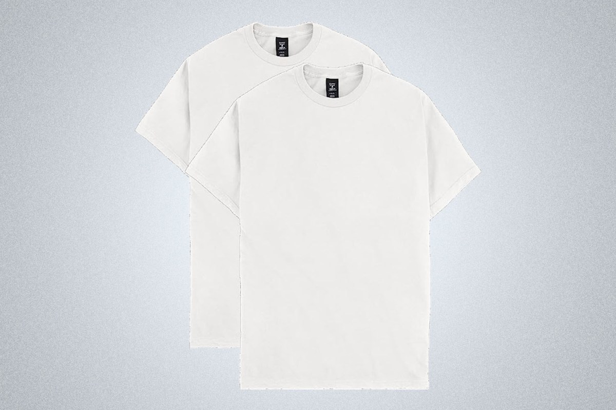 Hanes Beefy Classic Heavyweight Cotton Short Sleeve T-Shirt (2-Pack)