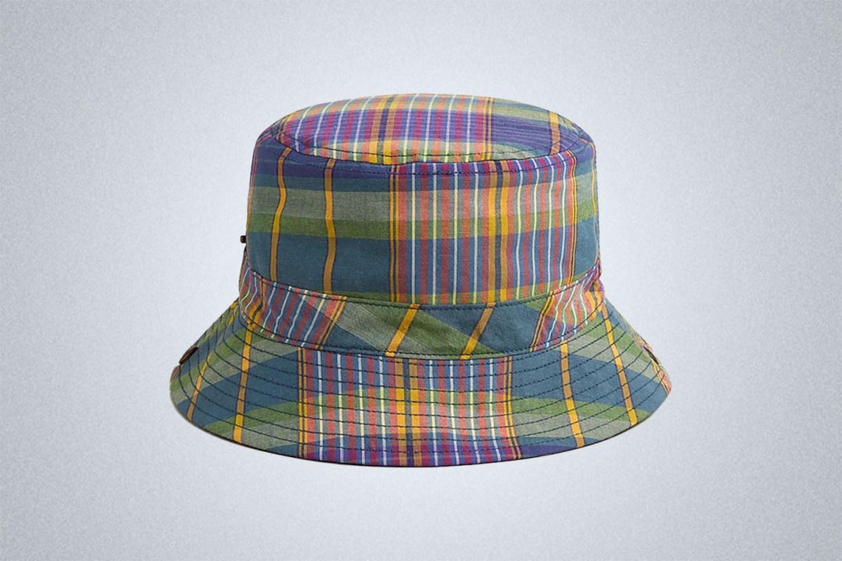 J.Crew Reversible Madras Bucket Hat