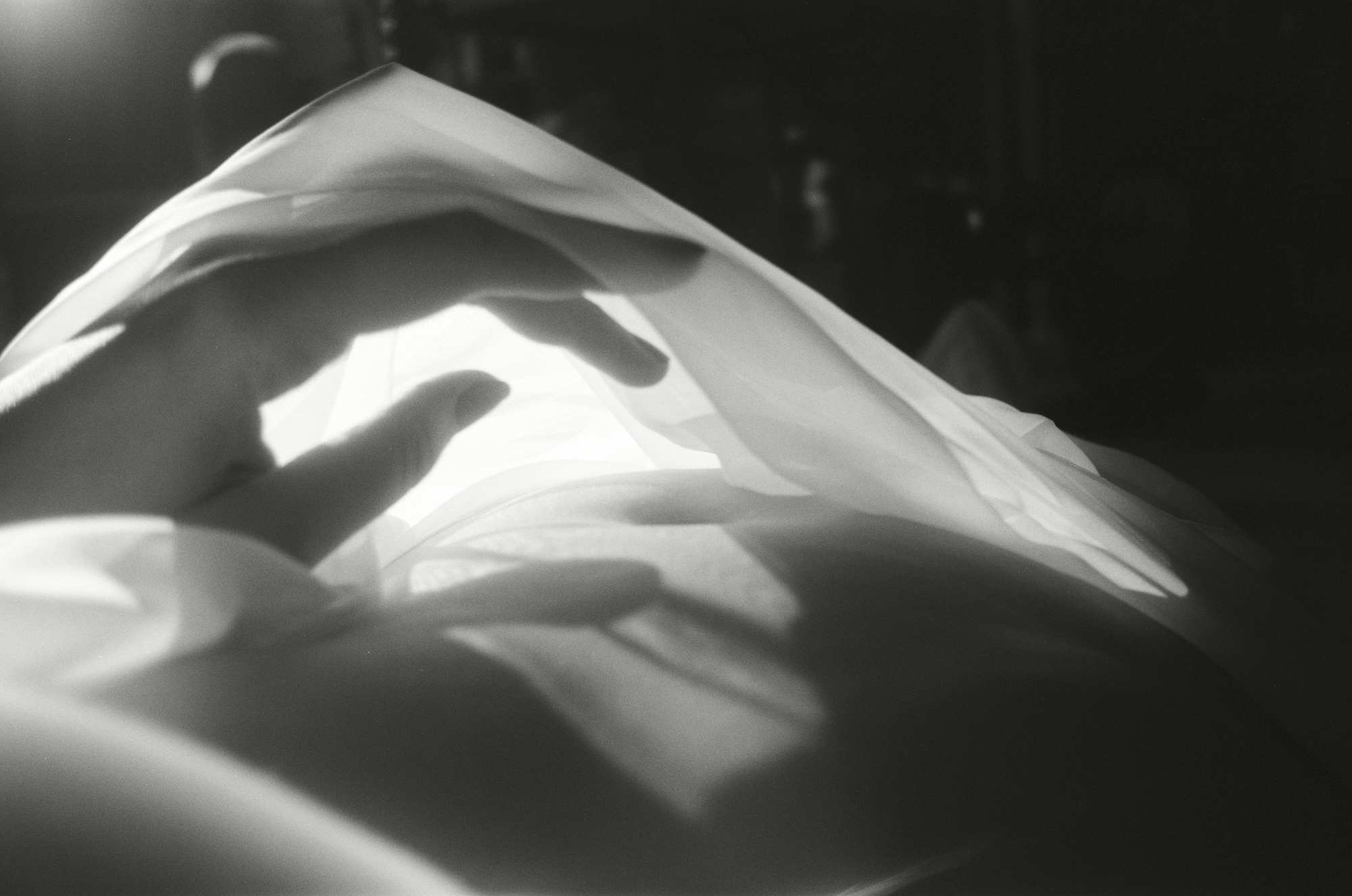 Image of hands and shadow