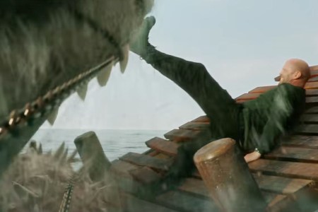 A screenshot from the Meg 2 trailer