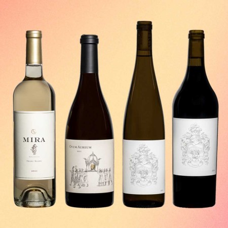 Four bottles from the Napa-based Mira Winery