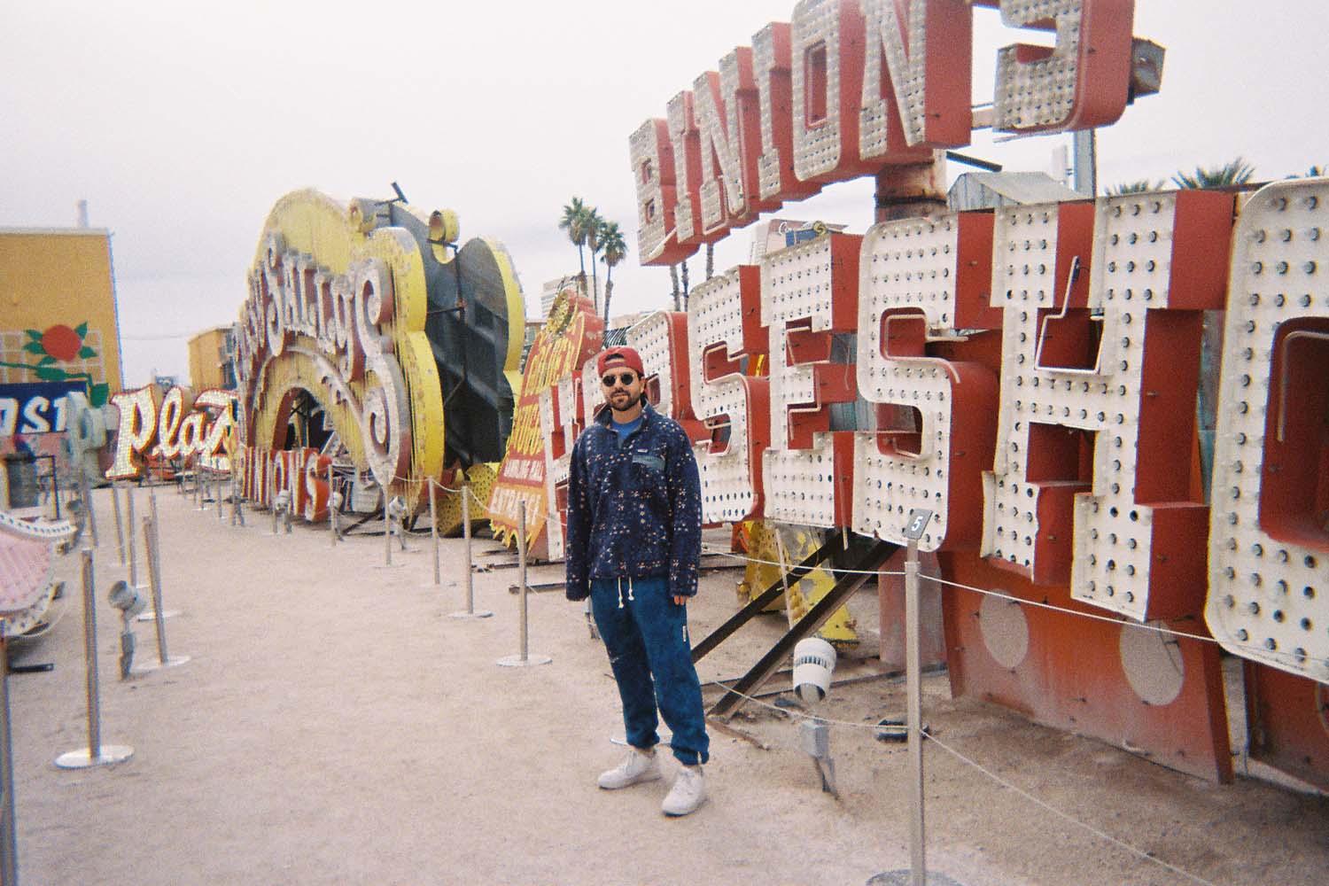 The author at the Neon Museum