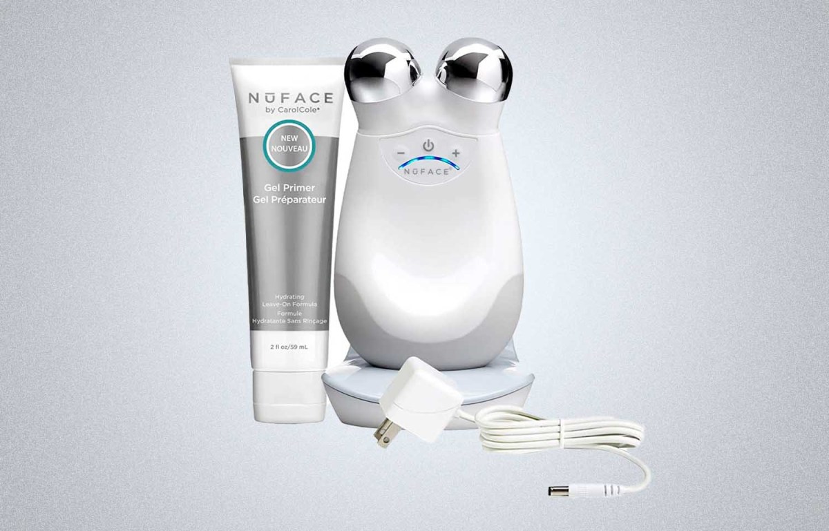 NuFACE Trinity Starter Kit – Facial Toning Device with Hydrating Leave-On Gel Prime