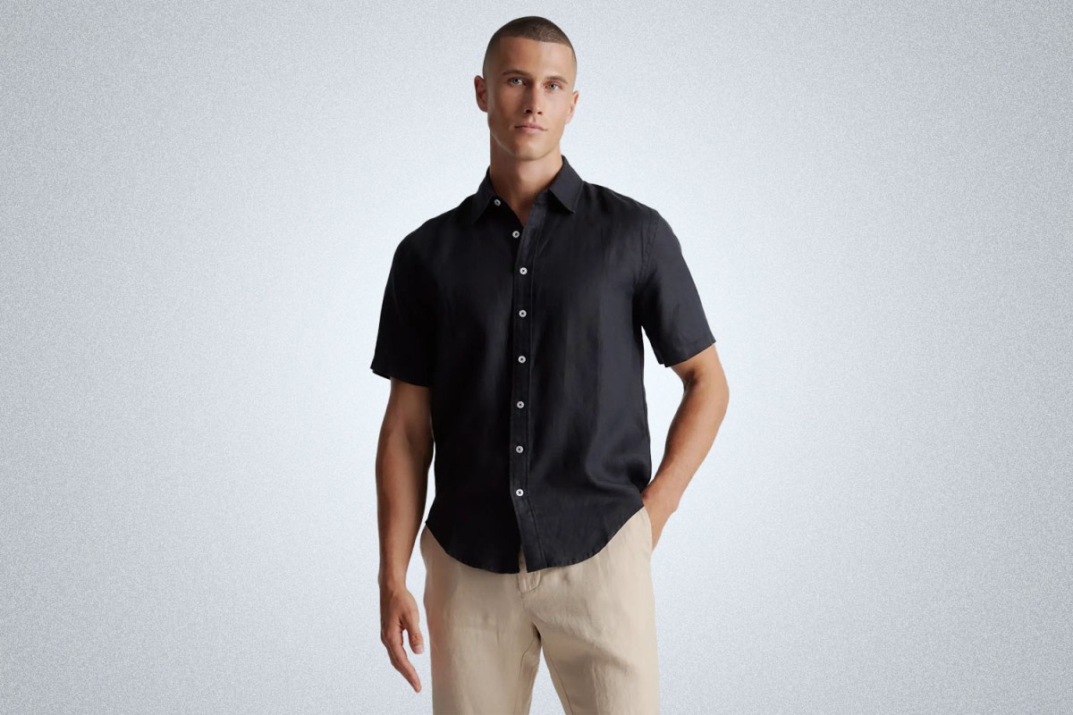 Quince 100% European Linen Short Sleeve Shirt