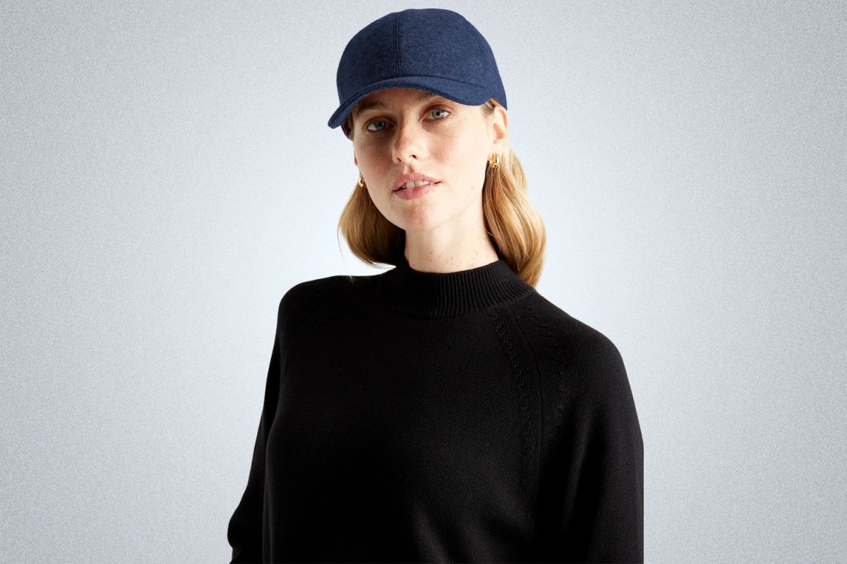 Quince Cashmere Baseball Cap