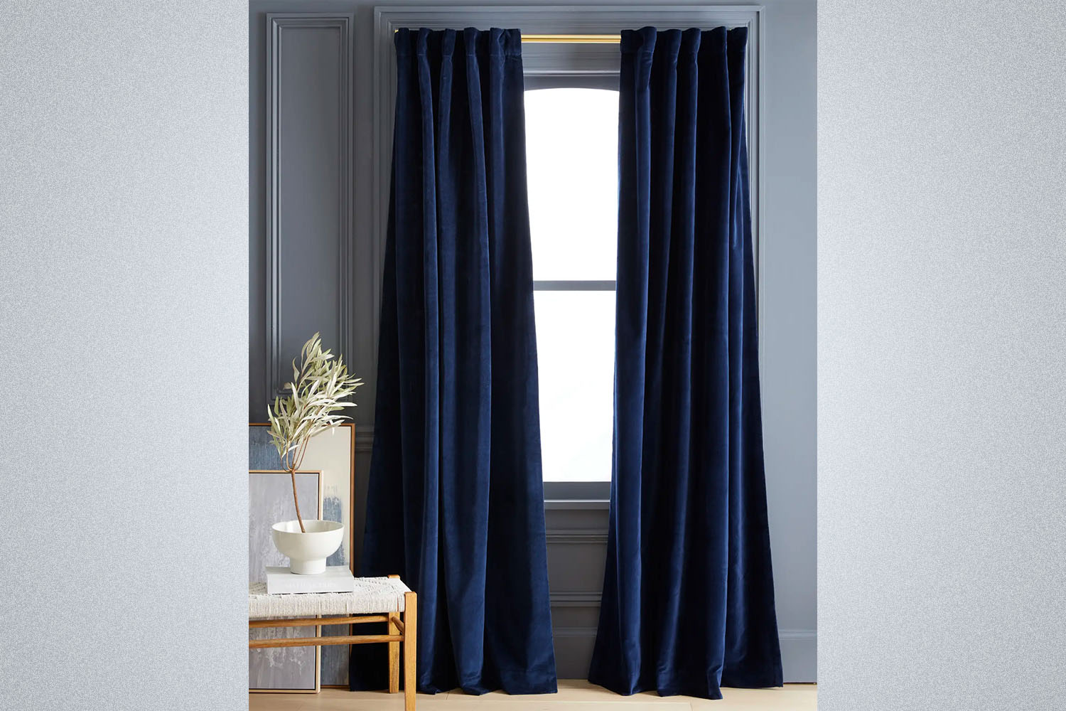 Quince Cotton Velvet Blackout Curtain