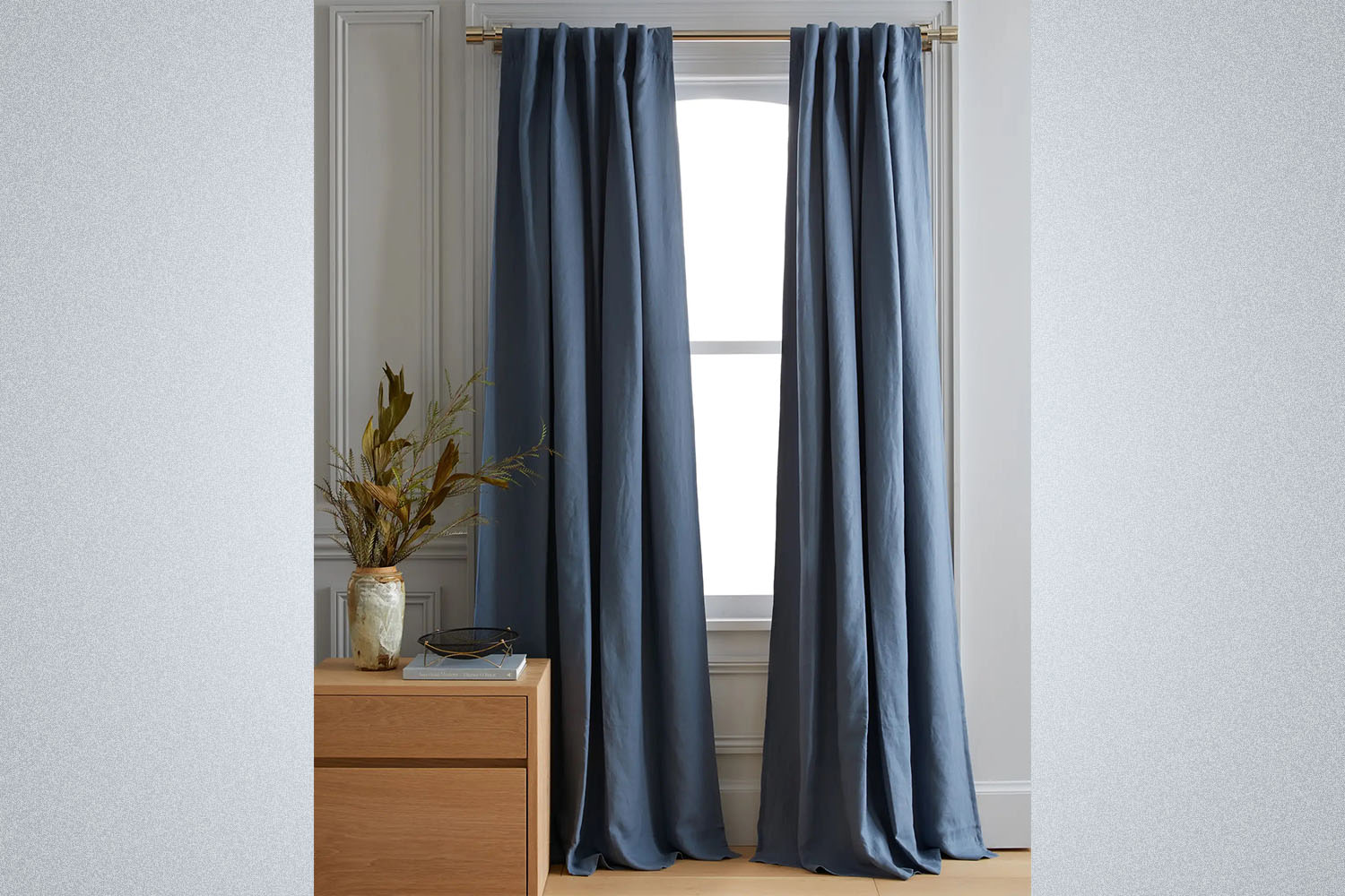 Quince European Linen Blackout Curtain
