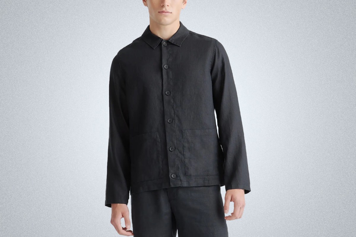 Quince 100% European Linen Shirt Jacket