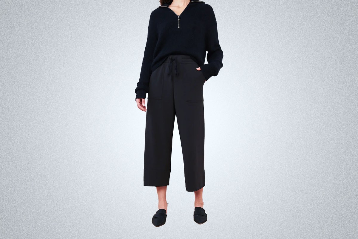 Quince SuperSoft Fleece Wide Leg Pants