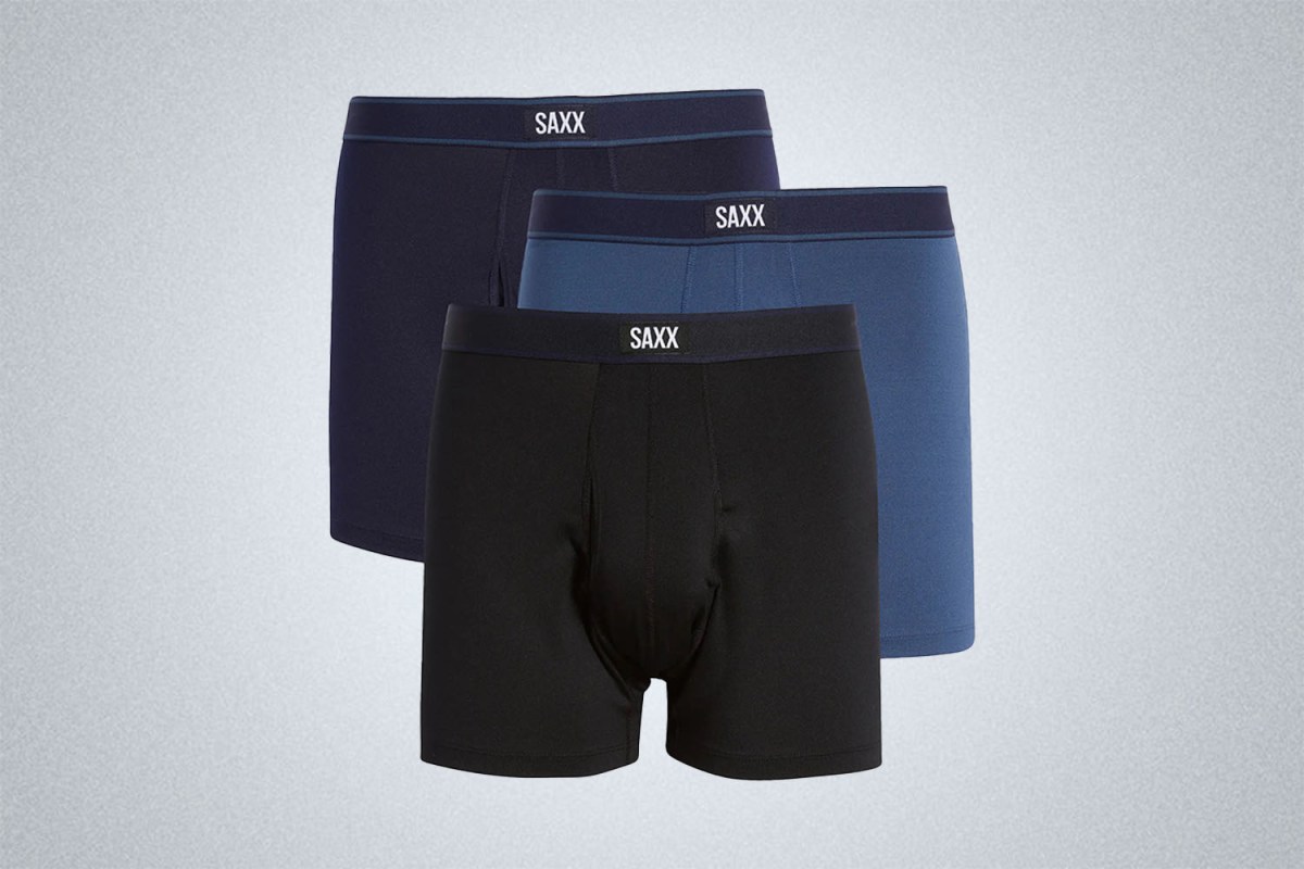 SAXX Daytripper Slim Fit Boxer Briefs (3-Pack)