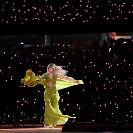 Taylor Swift performs onstage during night two of Taylor Swift | The Eras Tour at GEHA Field at Arrowhead Stadium on July 08, 2023 in Kansas City, Missouri.