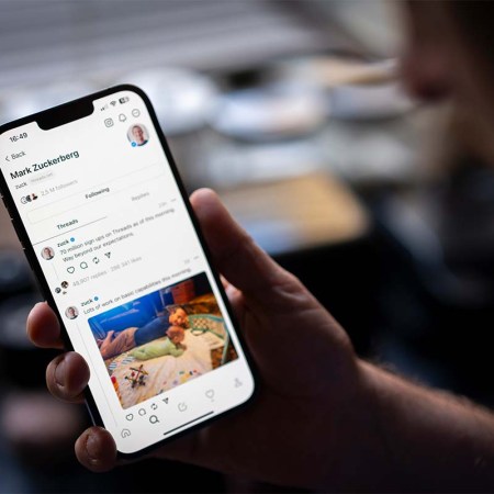 The Threads application is seen running on a mobile device in this photo illustration on 08 July, 2023 in Warsaw, Poland. The head of Instagram says he doesn't want Threads to emphasize news or politics