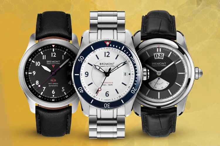 Three Bremont watches