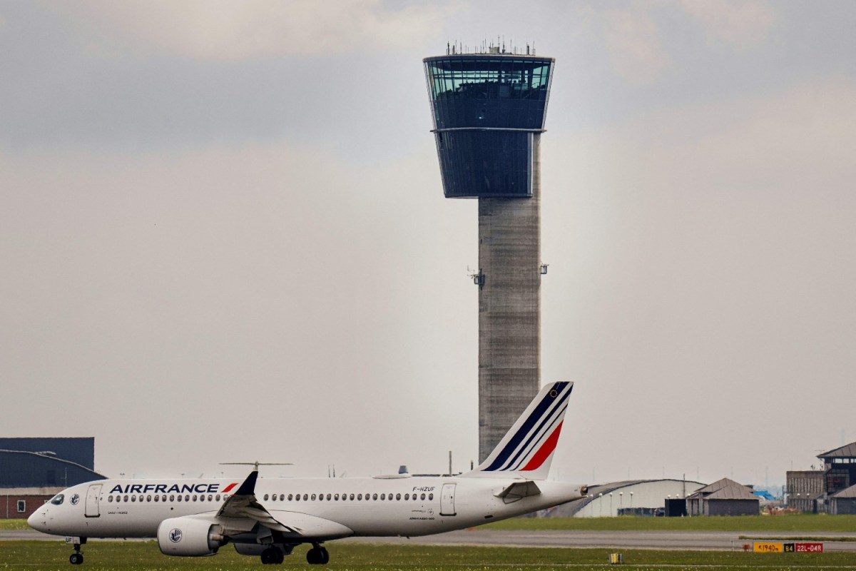 Air traffic control tower in Copenhagen