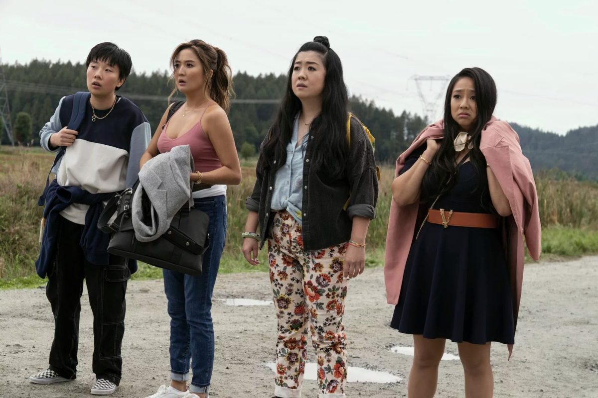 Sabrina Wu, Ashley Park, Sherry Cola and Stephanie Hsu in "Joy Ride."