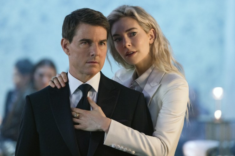 Tom Cruise and Vanessa Kirby in "Mission: Impossible - Dead Reckoning Part One"