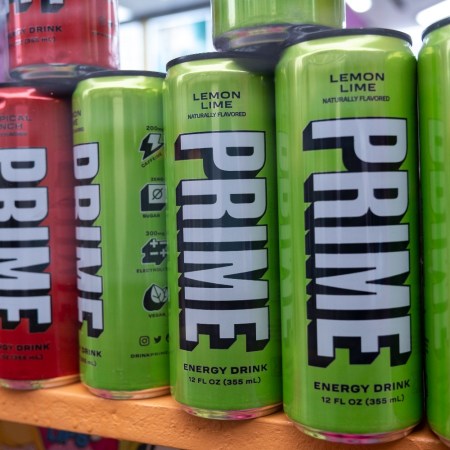 Cans of PRIME Energy Drink