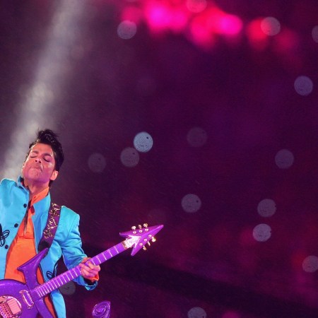 Prince at the Super Bowl halftime show