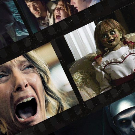 Scenes from "Hereditary" and "The Conjuring"