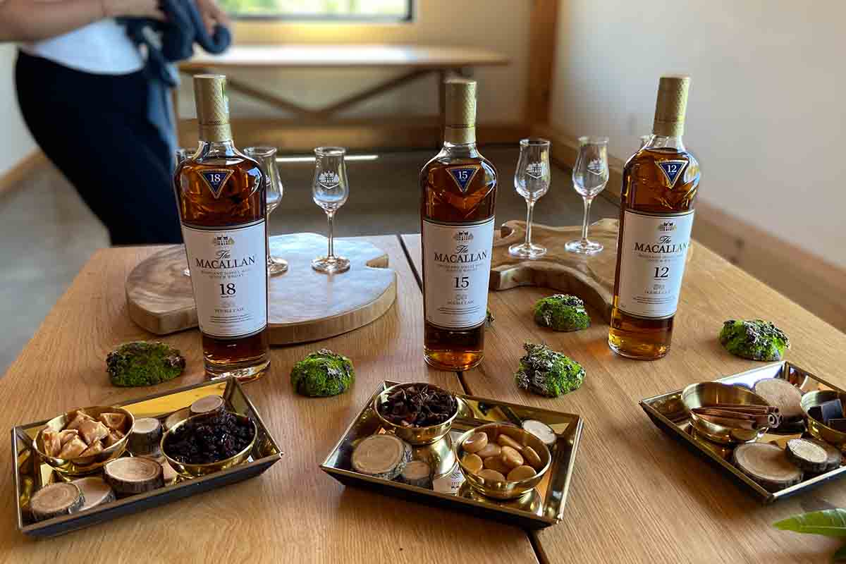 A tasting of three Macallan expressions