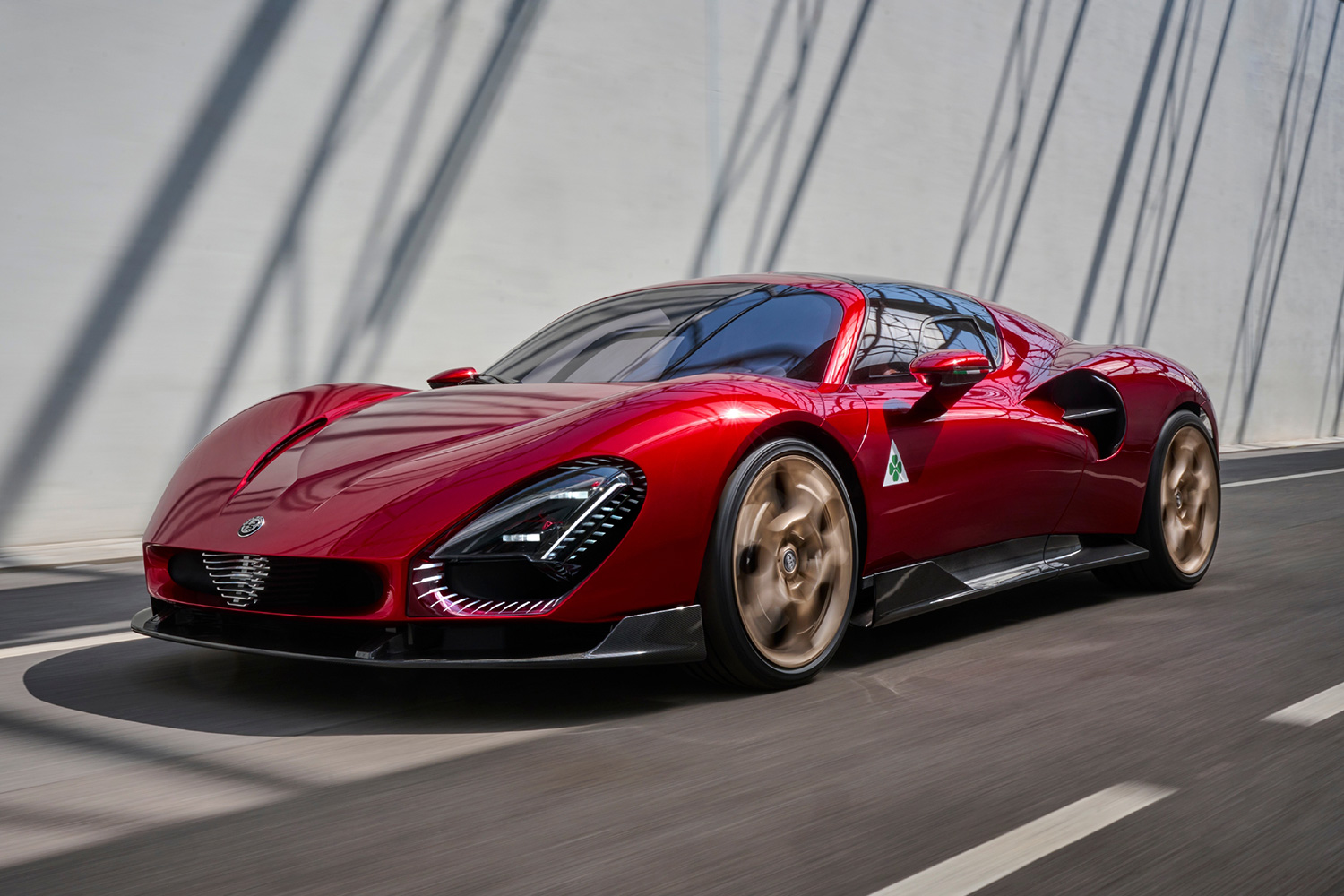 The limited-edition Alfa Romeo 33 Stradale that was unveiled in August 2023