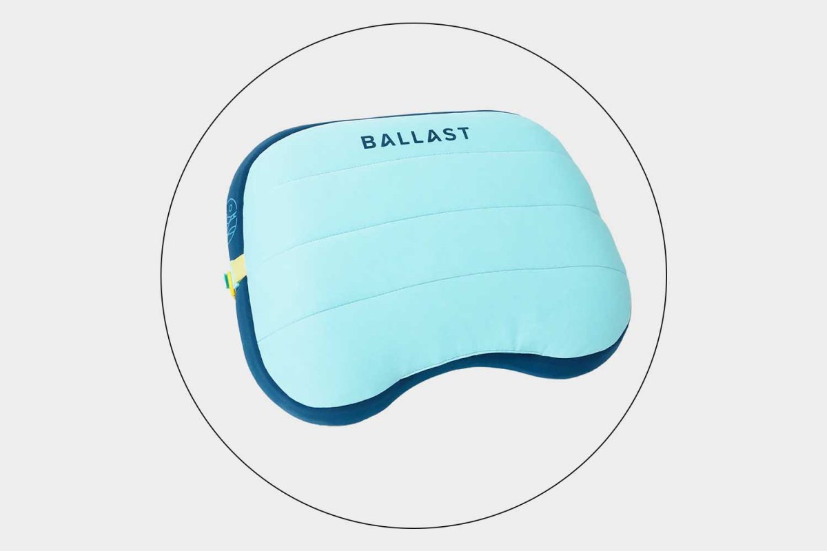I’ll Never Go a Beach Day Without the Ballast Beach Pillow InsideHook