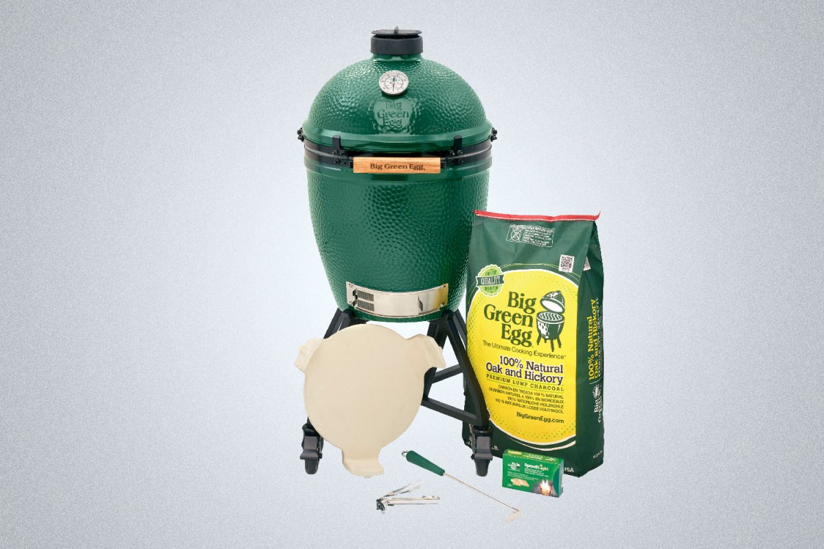 Big Green Egg Large EGG Collection with IntEGGrated Nest
