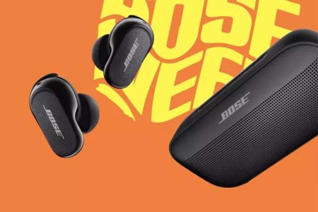 Bose Week, featuring savings on speakers and earbuds (pictured)