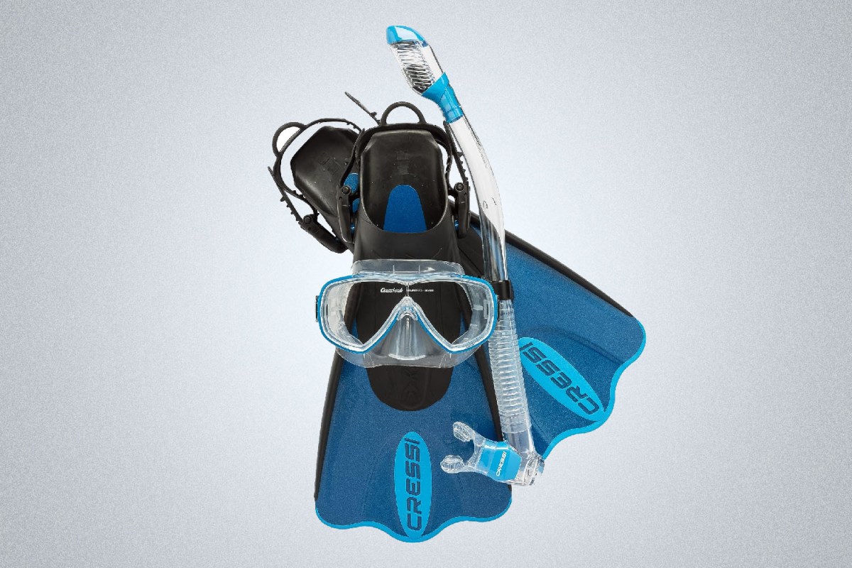 Snorkel Set: Cressi Palau Short Snorkel Set