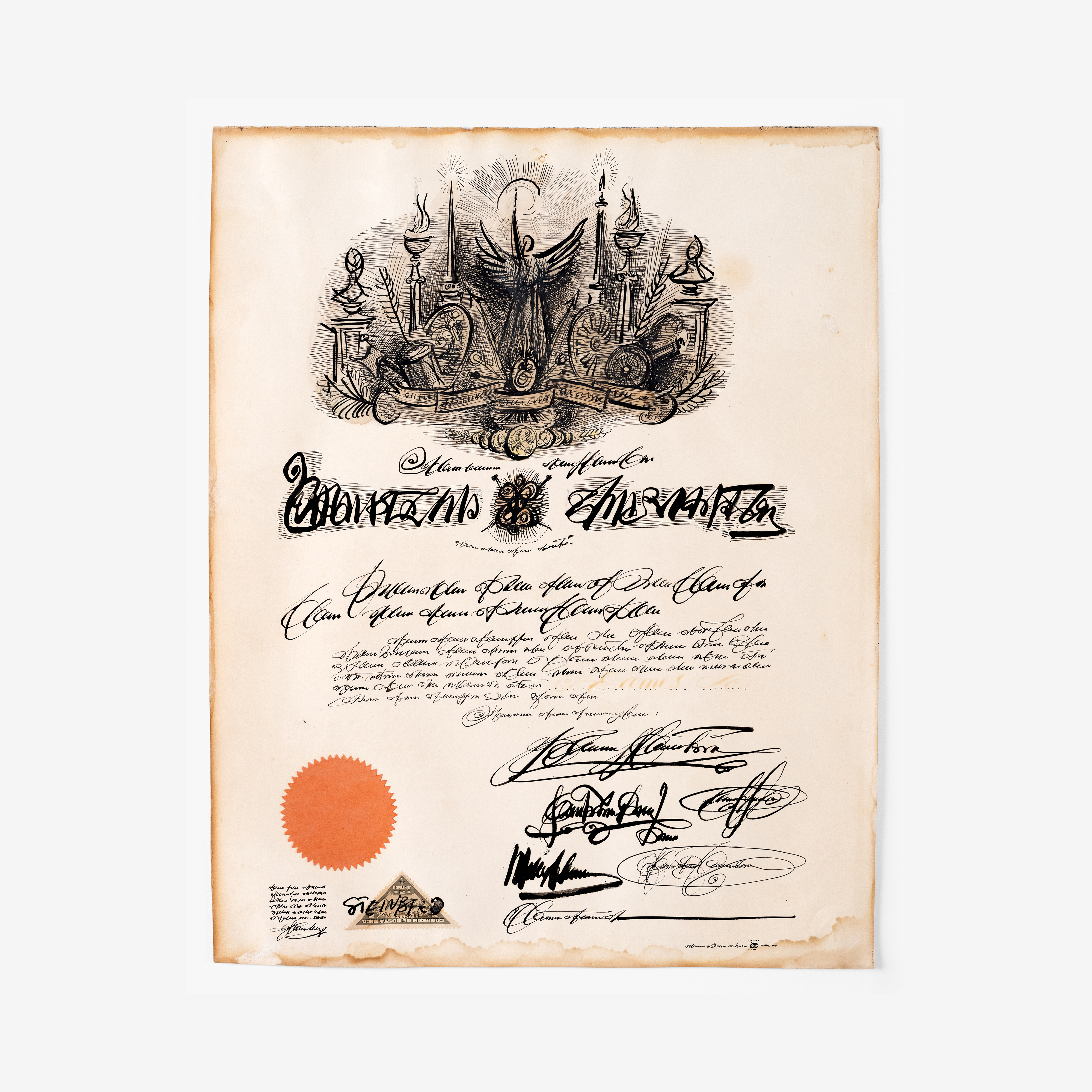 Charles Eames diploma