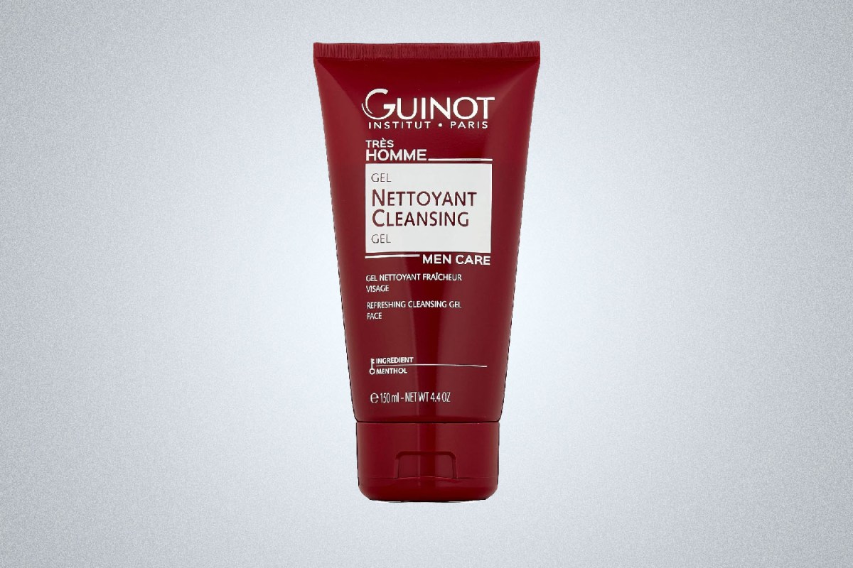 Guinot Nettoyant face cleansing gel for Men, 4.4 oz