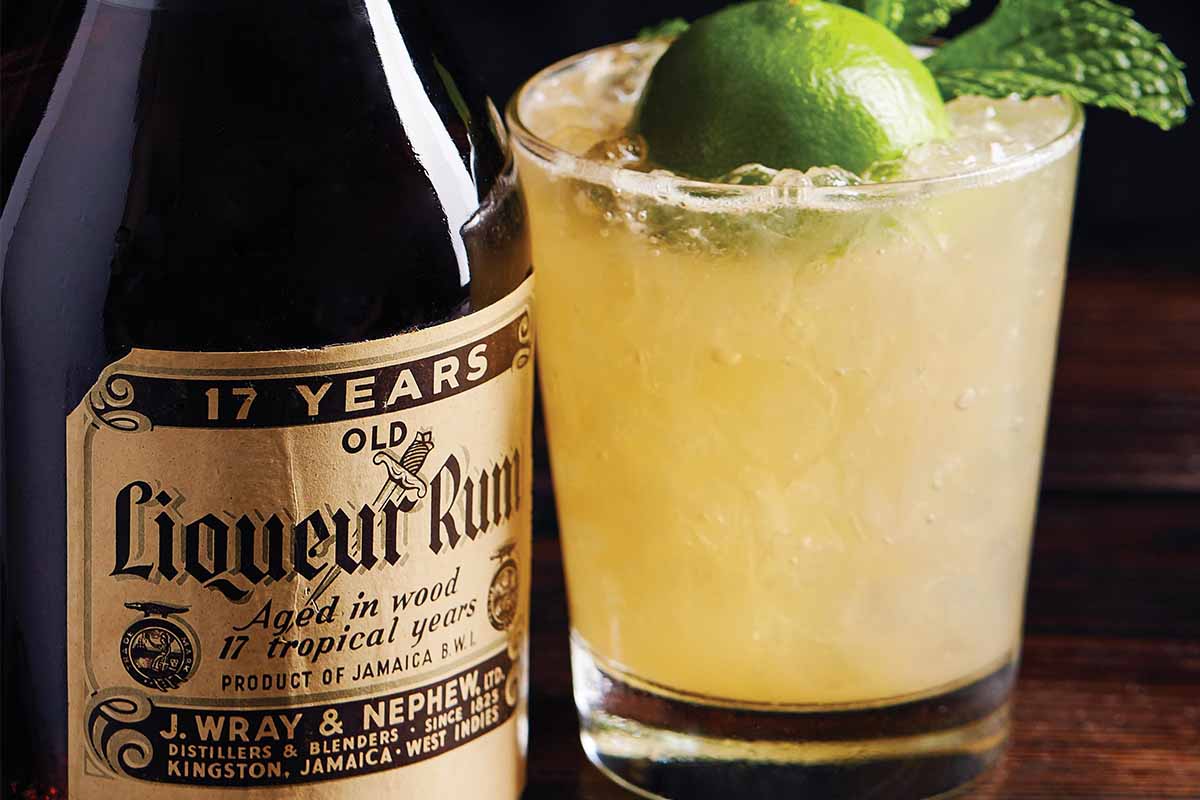 mai tai with the bottle of JW&N 17