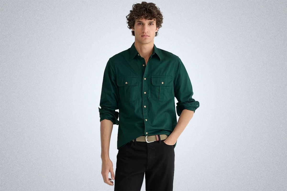 J.Crew Heritage Twill Two-Pocket Workshirt