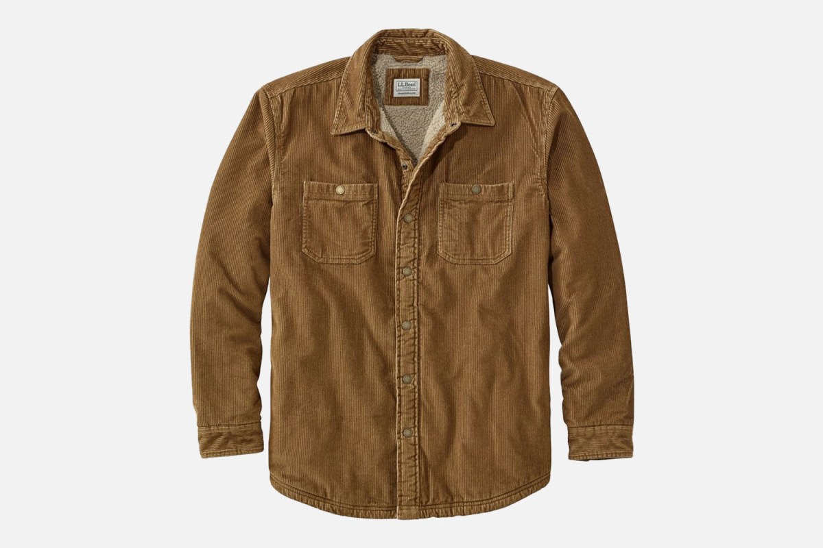 The Coziest: L.L. Bean 1912 Heritage Lined Corduroy Shirt Jac